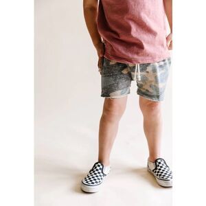 NWT Childhoods Clothing BOY SHORTS CO- FADED CAMO 12-18M